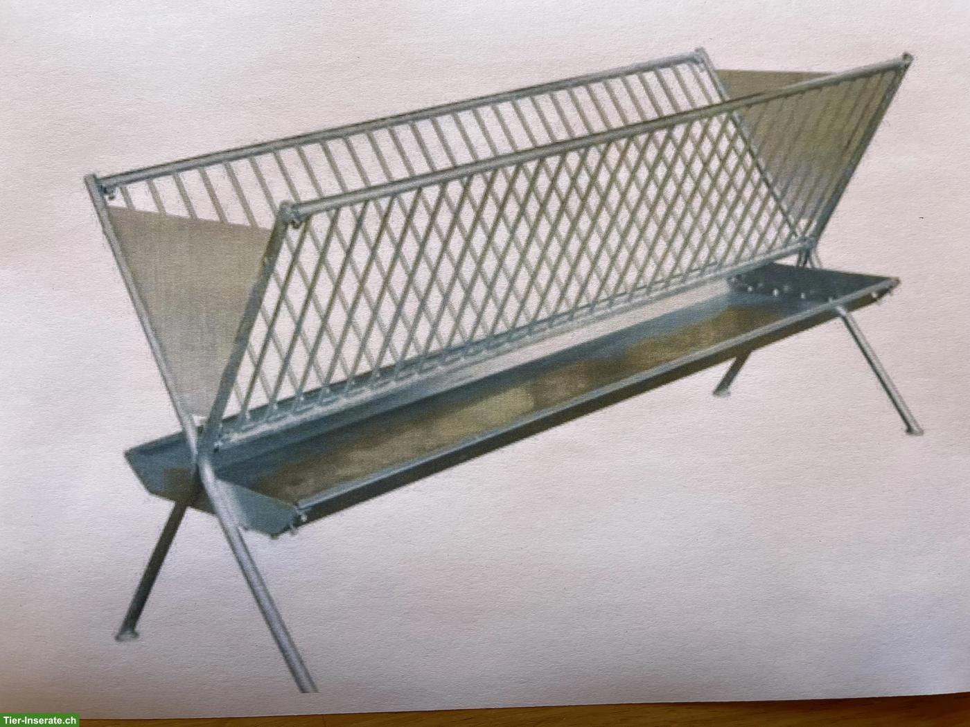 Doppel-Heuraufe von Kerbl (ohne Dach) zu verkaufen