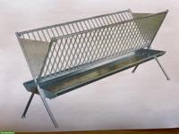 Doppel-Heuraufe von Kerbl (ohne Dach) zu verkaufen