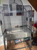 Vogelvoliere inkl. massgefertigter Zinkwanne (NP 933.-)