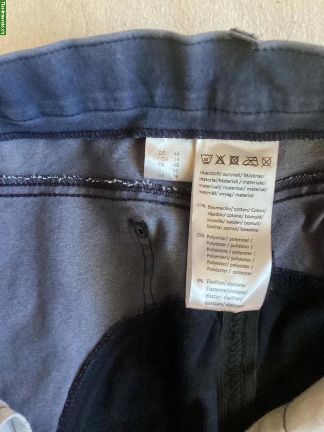 Bild 2: Neuwertige Reithose Gr. 44 zu verkaufen