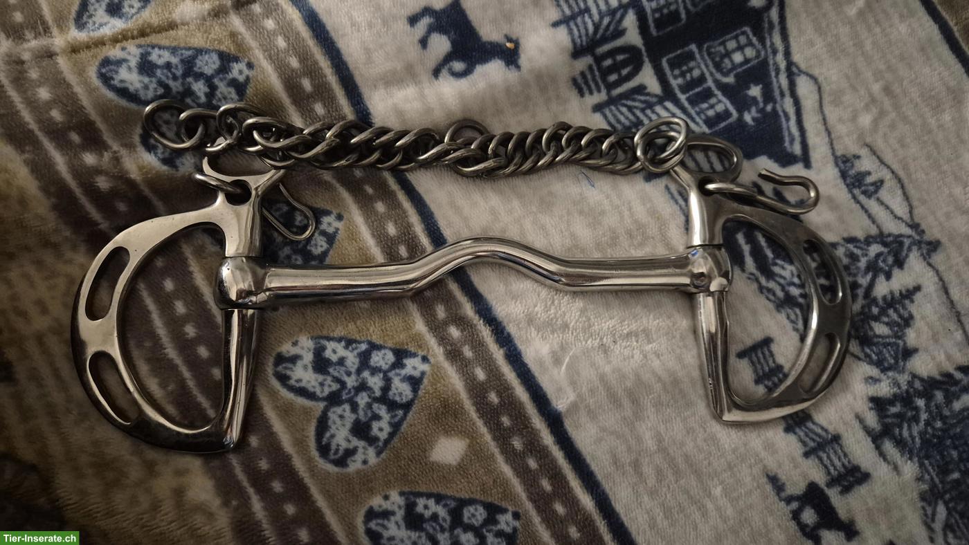 SILK STEEL Springkandare/Kimblewick Gr. 14.5 zu verkaufen