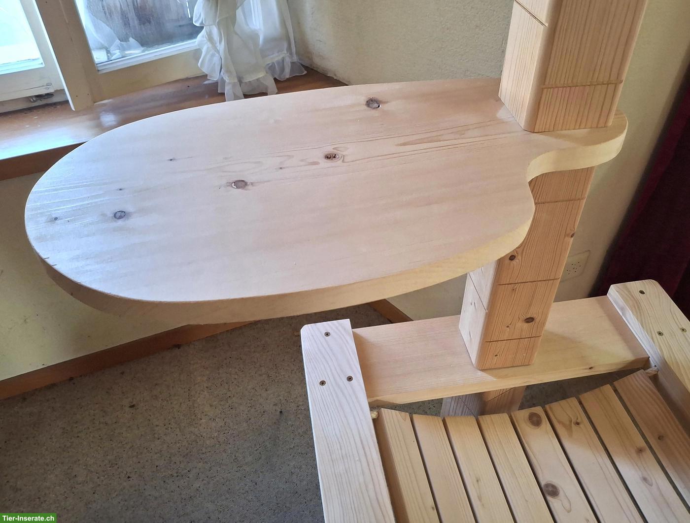 Bild 2: Massivholz Katzenbaum: handgefertigt & stabil (NEU)