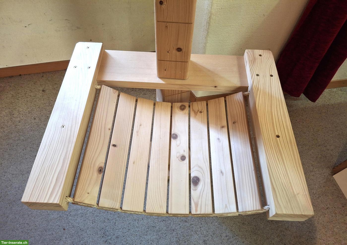 Bild 3: Massivholz Katzenbaum: handgefertigt & stabil (NEU)