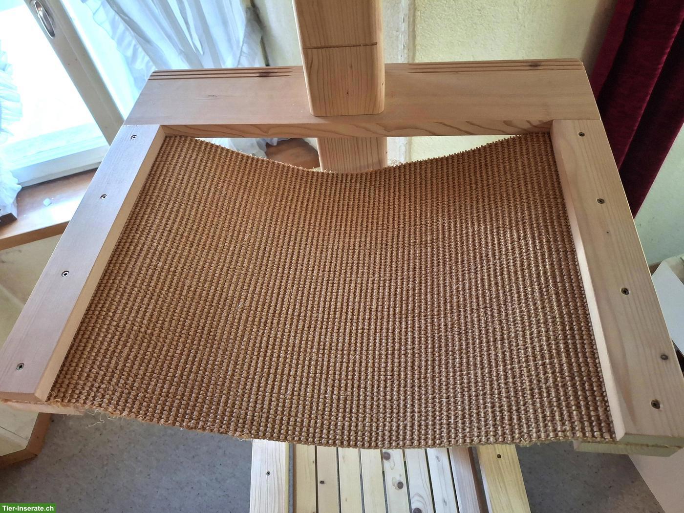 Bild 4: Massivholz Katzenbaum: handgefertigt & stabil (NEU)