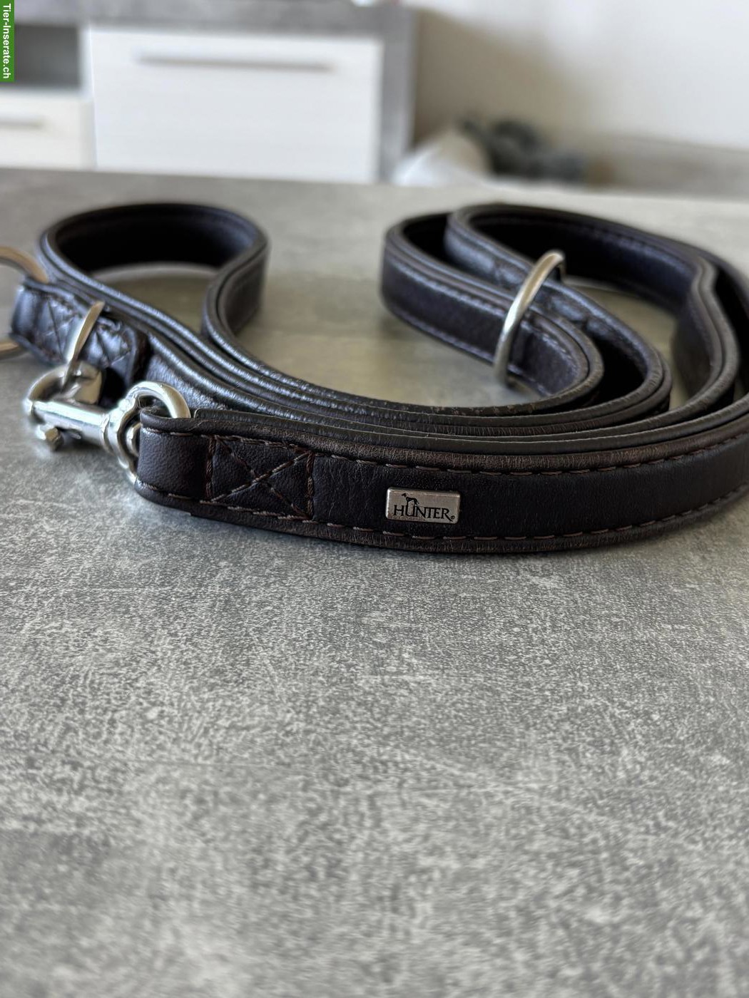 HUNTER Leder Hundeleine - braun zu verkaufen