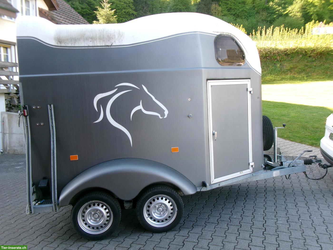Bild 2: 2er Pferdeanhänger Vollpolyester frisch ab MFK