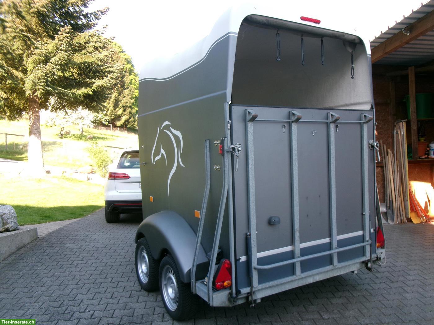 Bild 3: 2er Pferdeanhänger Vollpolyester frisch ab MFK