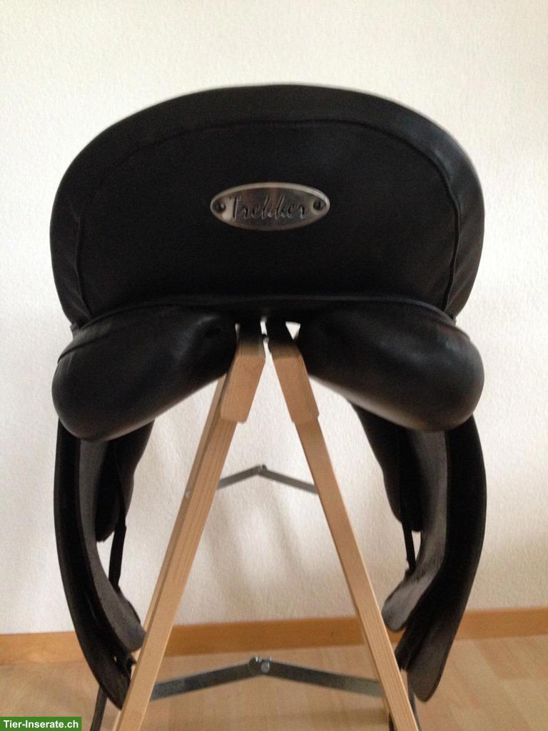 Bild 4: Sattel mit Leder-Sattelbaum (Trekker Dressur), 17 Zoll