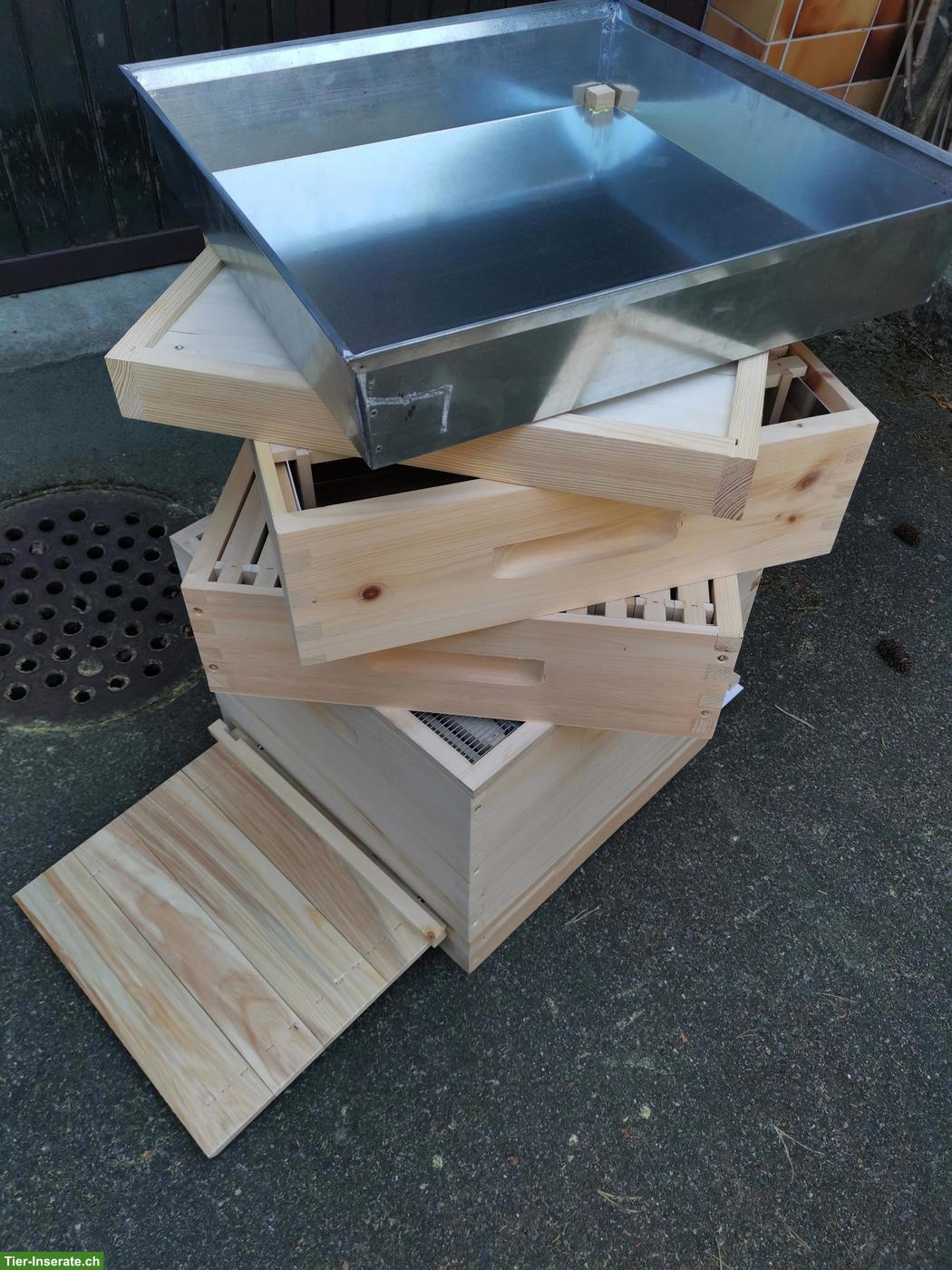 Bild 3: Neuer Bienenkasten aus Weymouth-Kiefer
