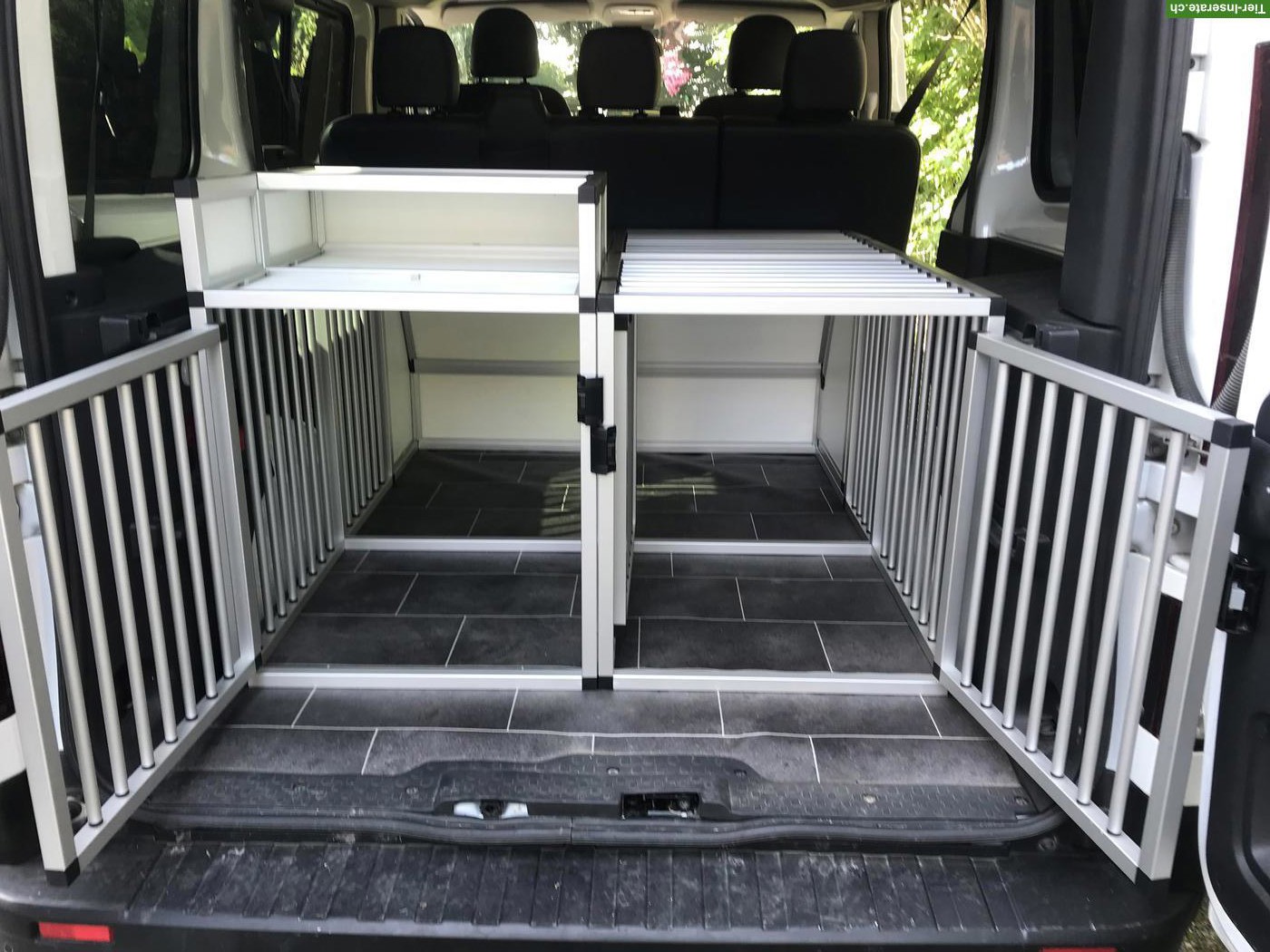Bild 2: Hundetransportbox massgefertigt für Renault Trafic und ähnliche