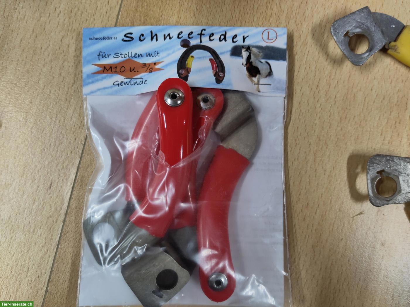 Bild 4: Schneefedern und Schraubstollen zu verkaufen