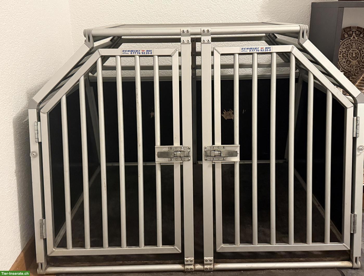 Bild 3: Schmidt Doppel-Hundebox mit Trennwand