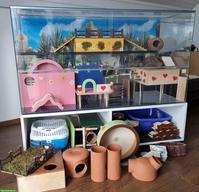 Grosses Nager-Glasterrarium zu verkaufen