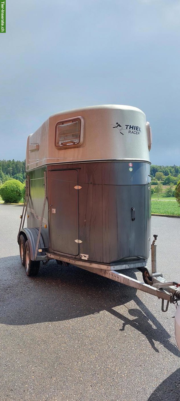 Bild 3: Thiel Racer 2er Pferdeanhänger mit Sattelkammer