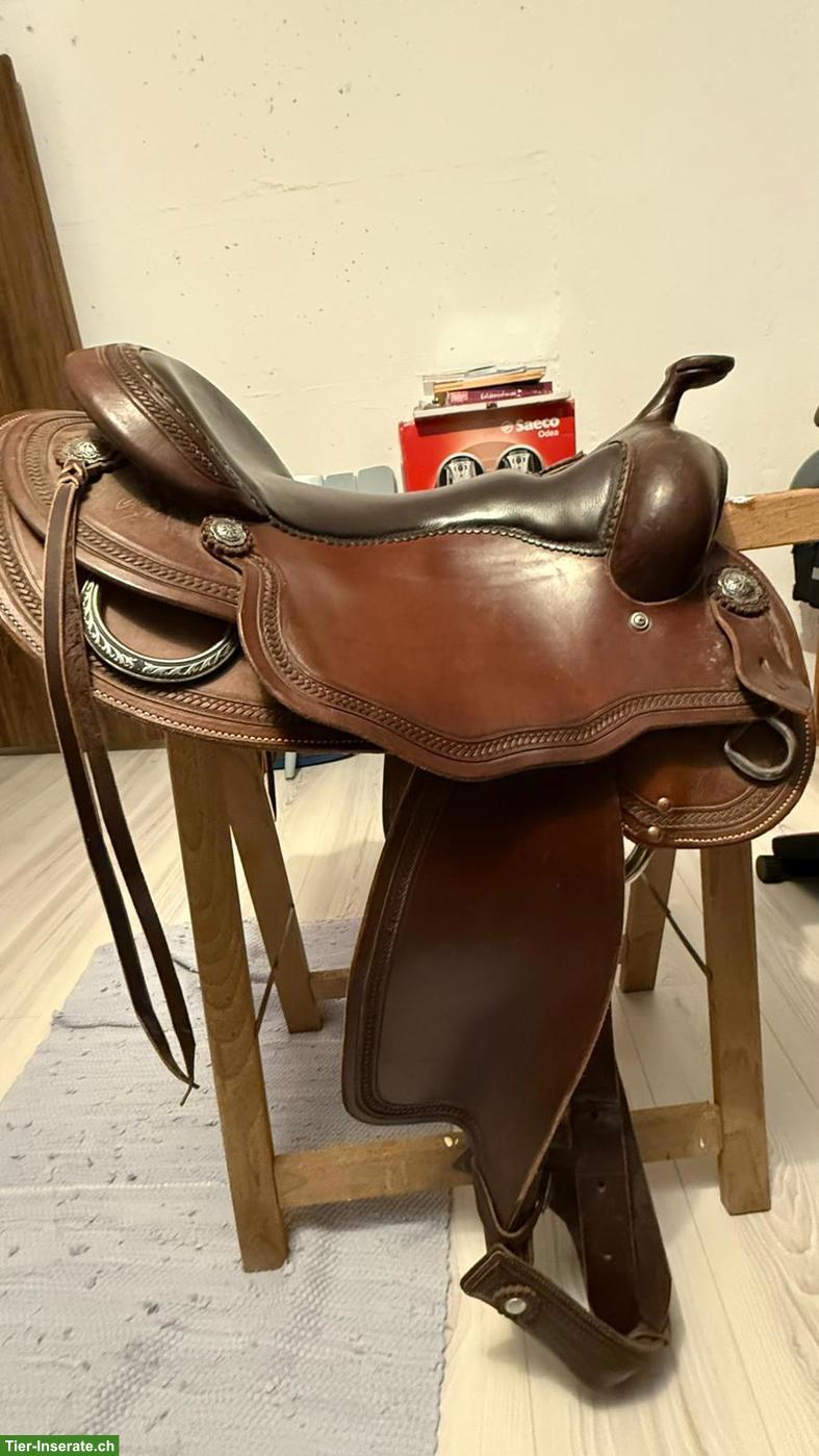 Westernsattel Diamond C, 15.5 Zoll