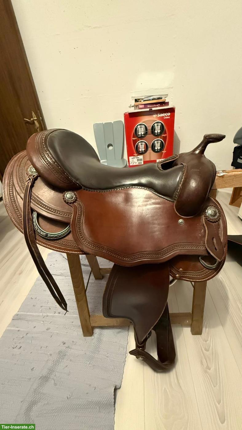 Bild 2: Westernsattel Diamond C, 15.5 Zoll