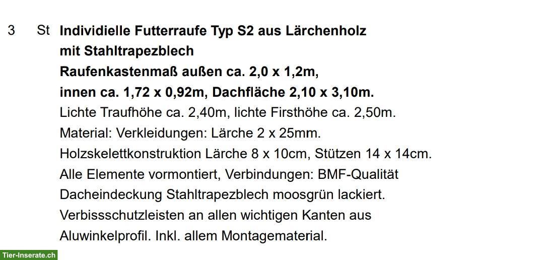 Bild 2: Heuraufen von Skandwood zu verkaufen