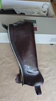 Neue Stiefelschäfte, Chaps Croco Brown, Länge 50 / Weite 40