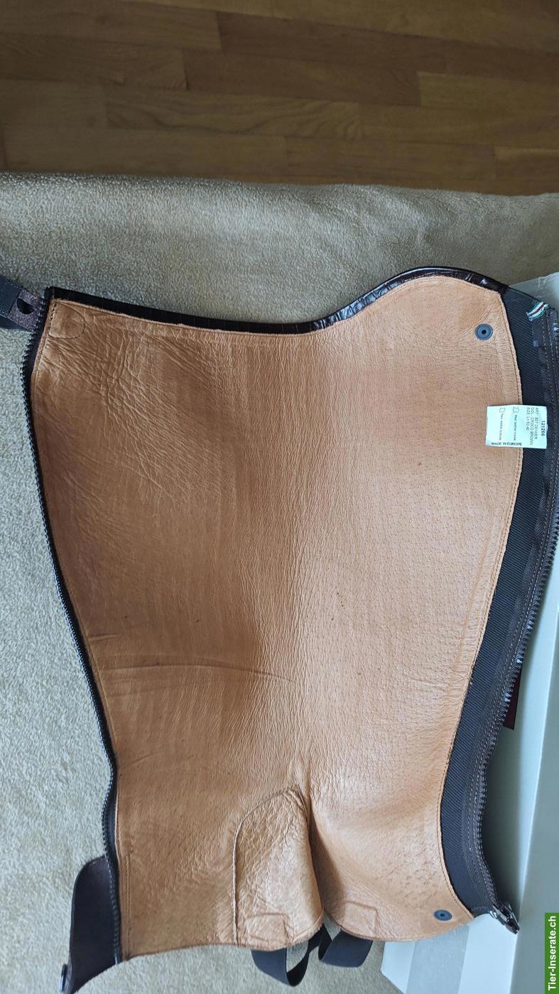 Bild 5: Neue Stiefelschäfte, Chaps Croco Brown, Länge 50 / Weite 40