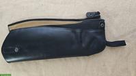 Stiefelschäfte Glattleder, Schwarz, Länge ca. 44cm, Weite ca. 39cm