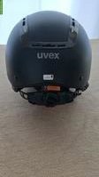 Reithelm UVEX Suxxeed Chrome, Gr. S-M, Schwarz & Hardcase