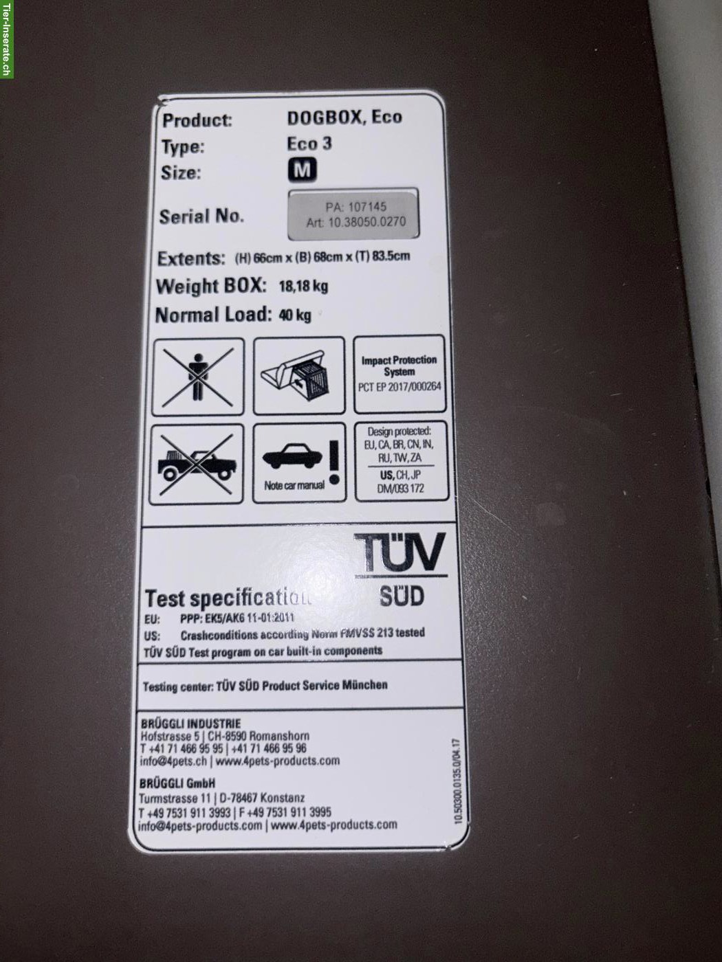 Bild 2: Autohundebox zu verkaufen