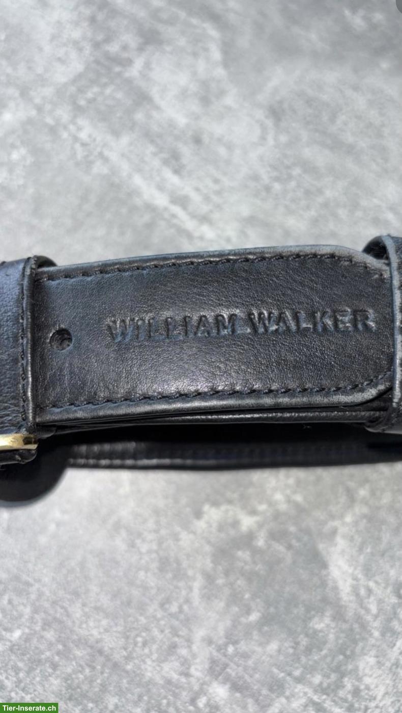 Bild 4: William Walker Leder-Hundeset: Leine & Halsband, schwarz