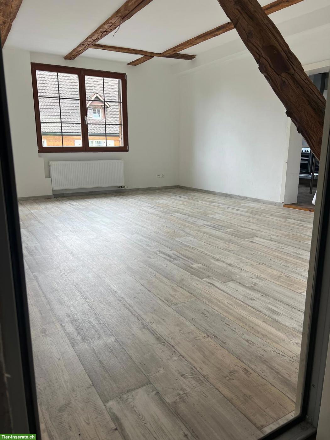 Bild 4: Tierfreundliche Wohnung im Bauernhaus-Anbau mit Balkon & Weitblick