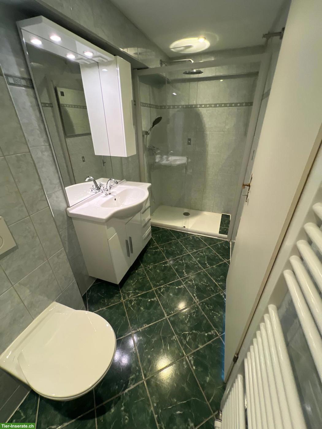 Bild 6: Tierfreundliche Wohnung im Bauernhaus-Anbau mit Balkon & Weitblick