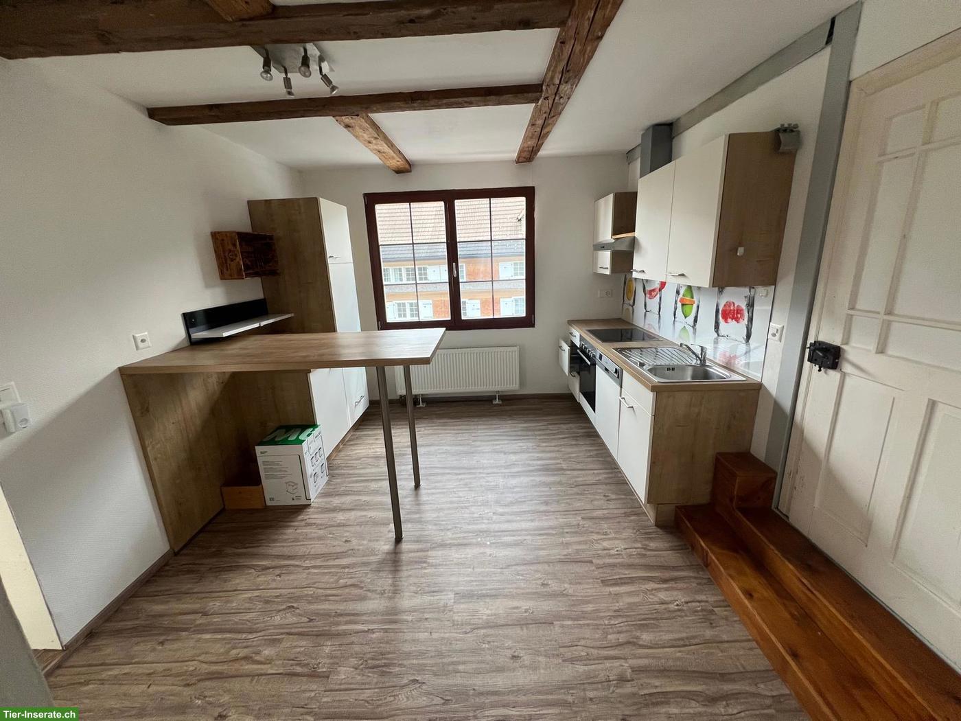Bild 7: Tierfreundliche Wohnung im Bauernhaus-Anbau mit Balkon & Weitblick