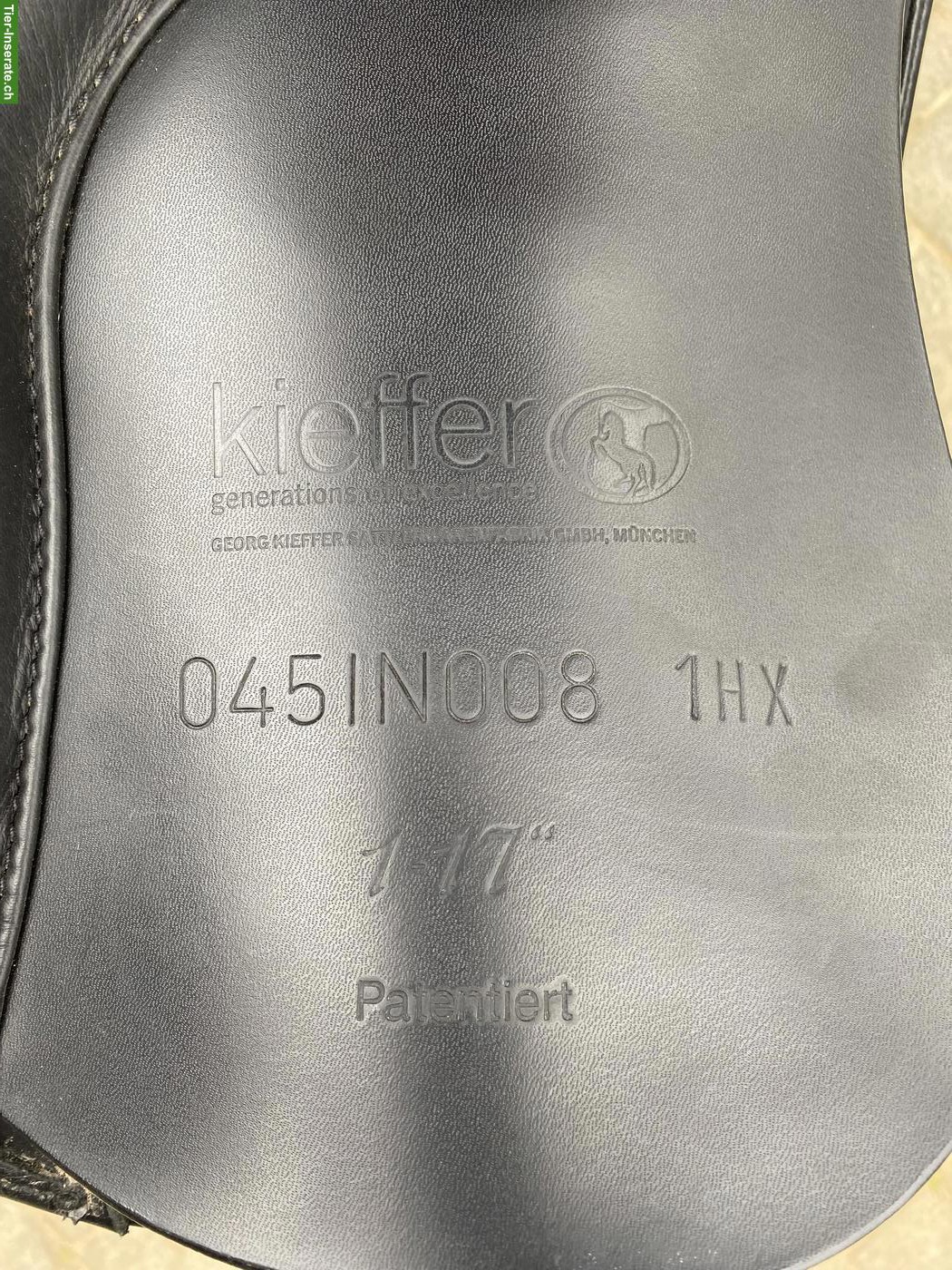 Bild 5: Dressursattel Kieffer Piet 17 Zoll zu verkaufen