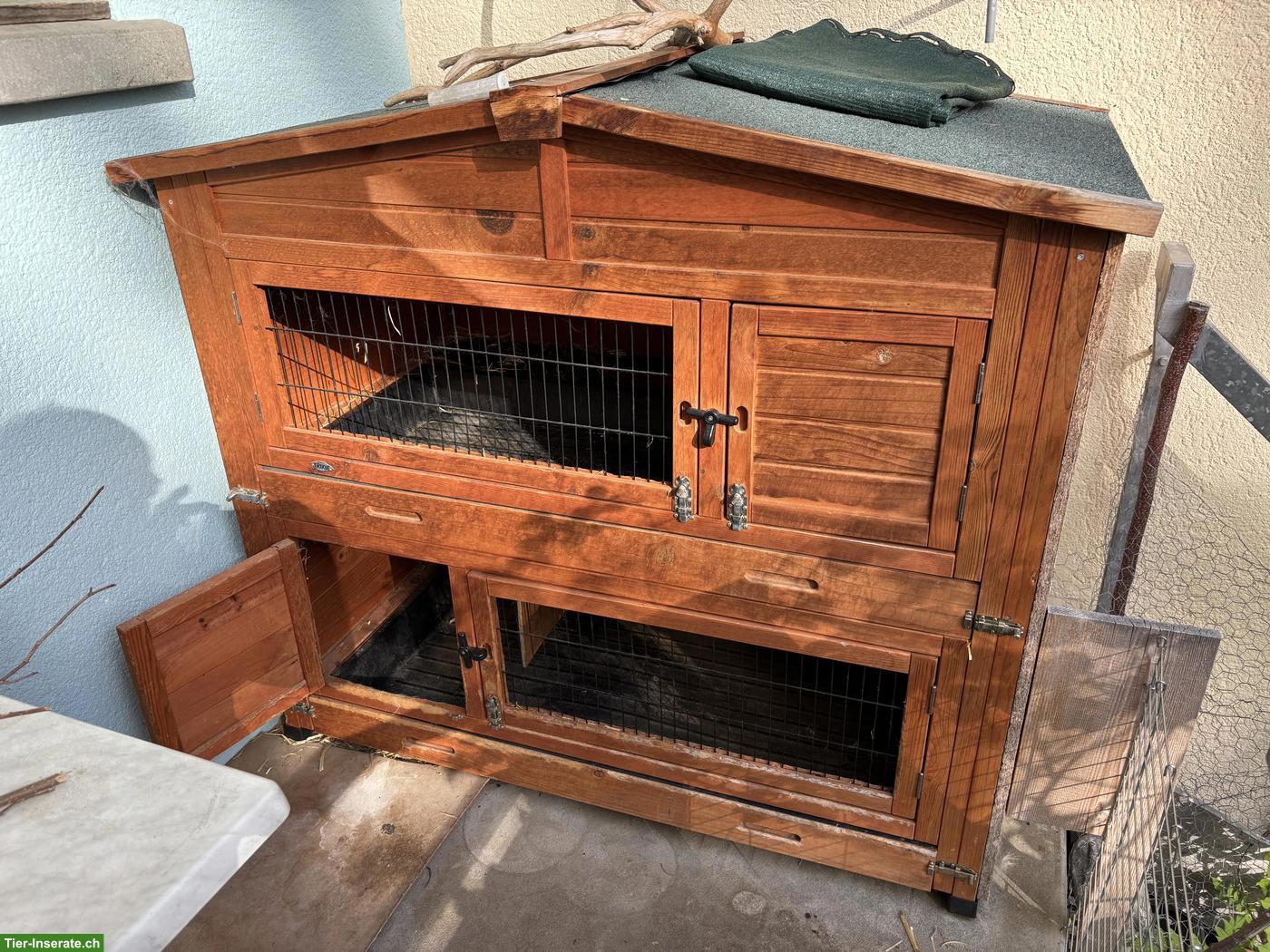 Kaninchenställe indoor & outdoor, Gehege outdoor, Zubehör, Heuvorrat
