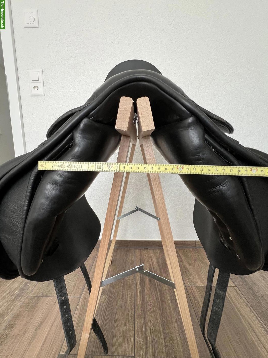 Bild 5: Peter Menet Dressursattel 17.5 Zoll, schwarz
