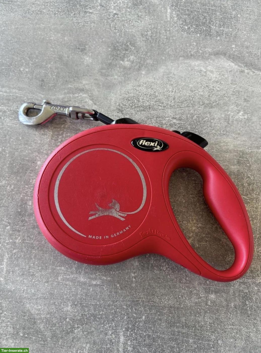 Hundeleine Flexi (rot) zu verkaufen