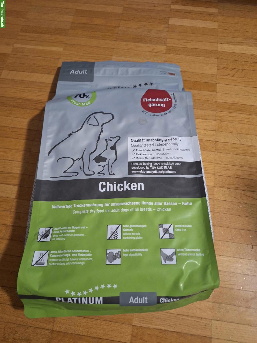 Hundefutter Platinum Chicken, Trockenfutter