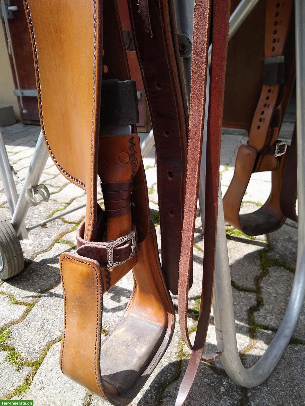 Bild 4: Kurzer Roundskirt-Westernsattel, ideal für Kleinpferd, 15", neuwertig