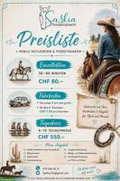 Mobile Reitlehrerin bietet Westernreitstunden, etc.