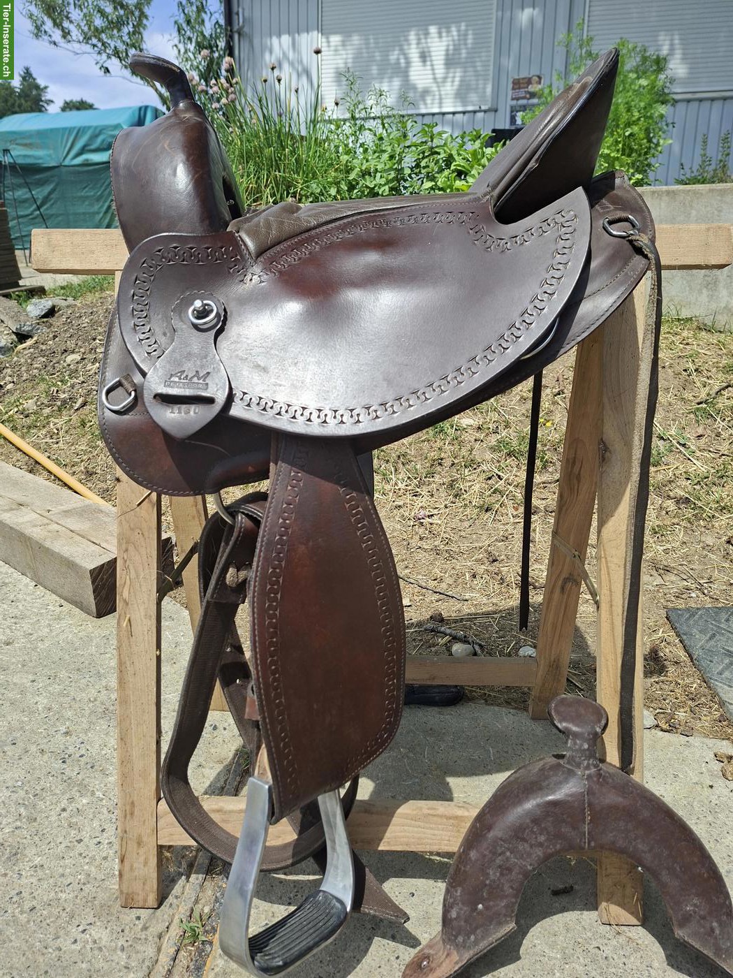 Pony Westernsattel, baumlos, verstellbar