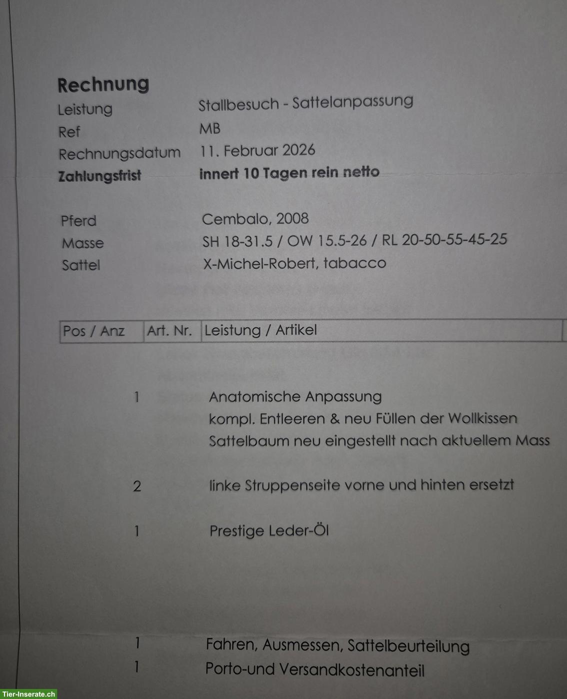 Bild 6: Prestige Springsattel 18 Zoll zu verkaufen