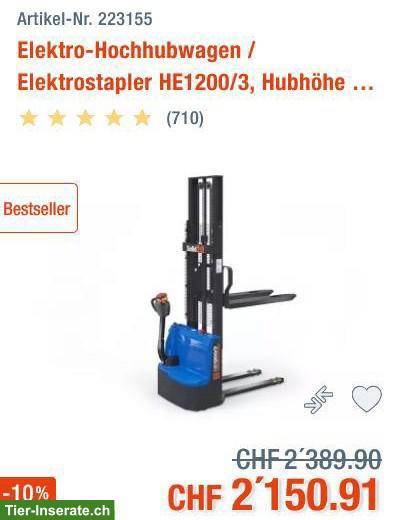 Neuer Elektrostapler zu verkaufen