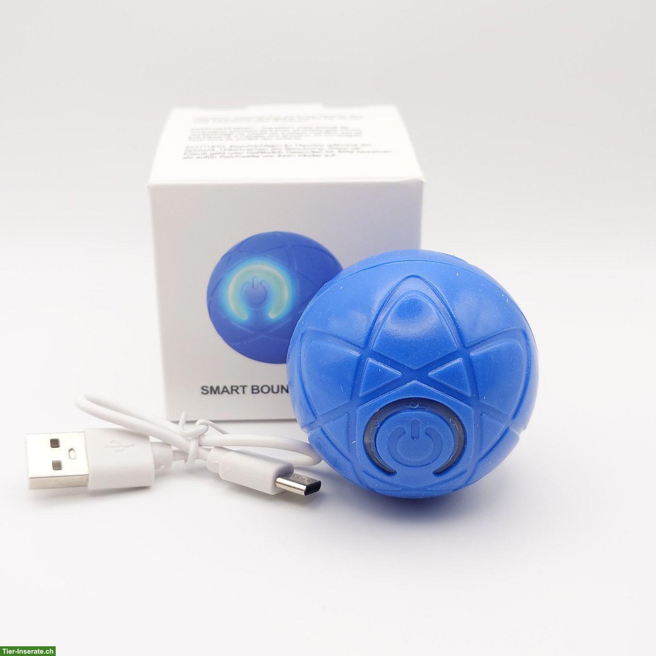 Bild 6: Smart Bouncing Ball, interaktiv für Hund & Katze, Orange & Blau, NEU
