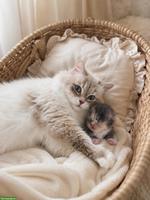 Sibirische Katze, Mutter & Tochter, suchen Traumschloss 💞