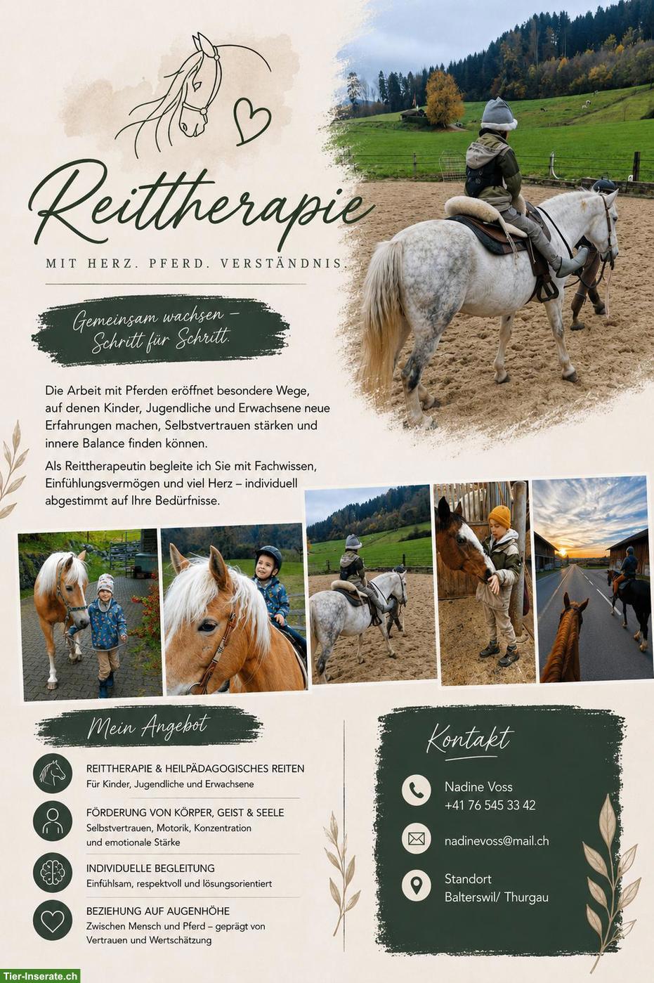 Bild 3: Reittherapie: Professionell, empathisch und herzlich
