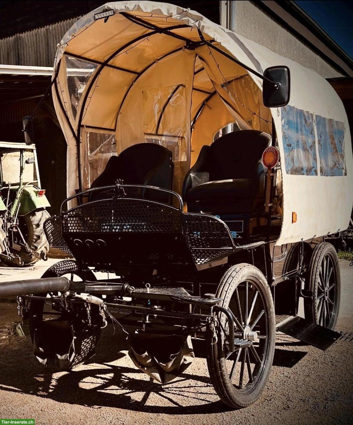 Neuwertiger Planwagen zu verkaufen