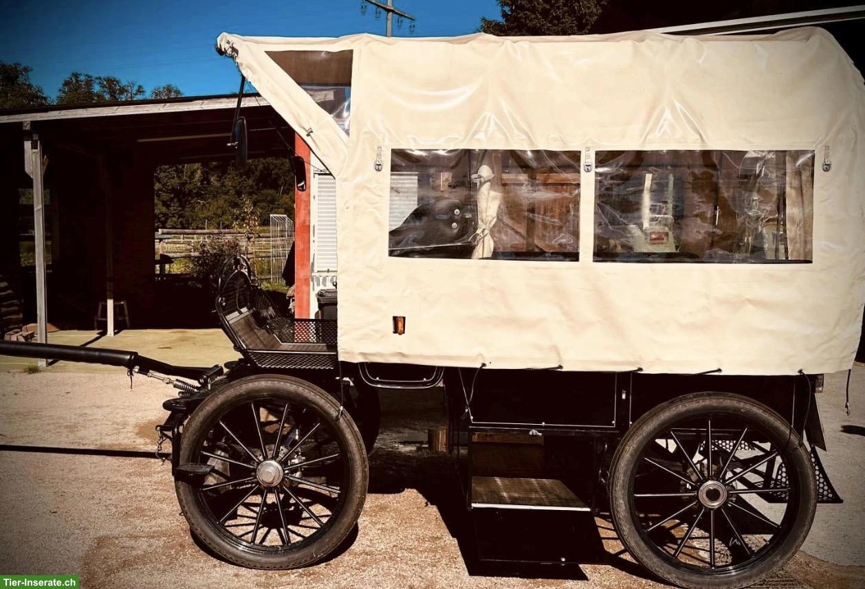 Bild 2: Neuwertiger Planwagen zu verkaufen
