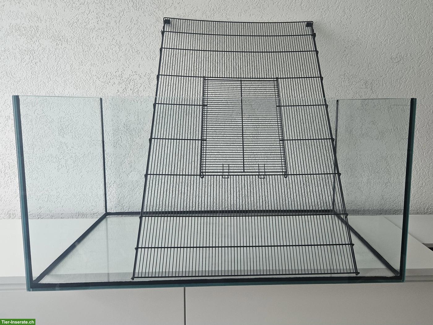 Bild 3: Nager Glasterrarium mit Deckel zu verkaufen