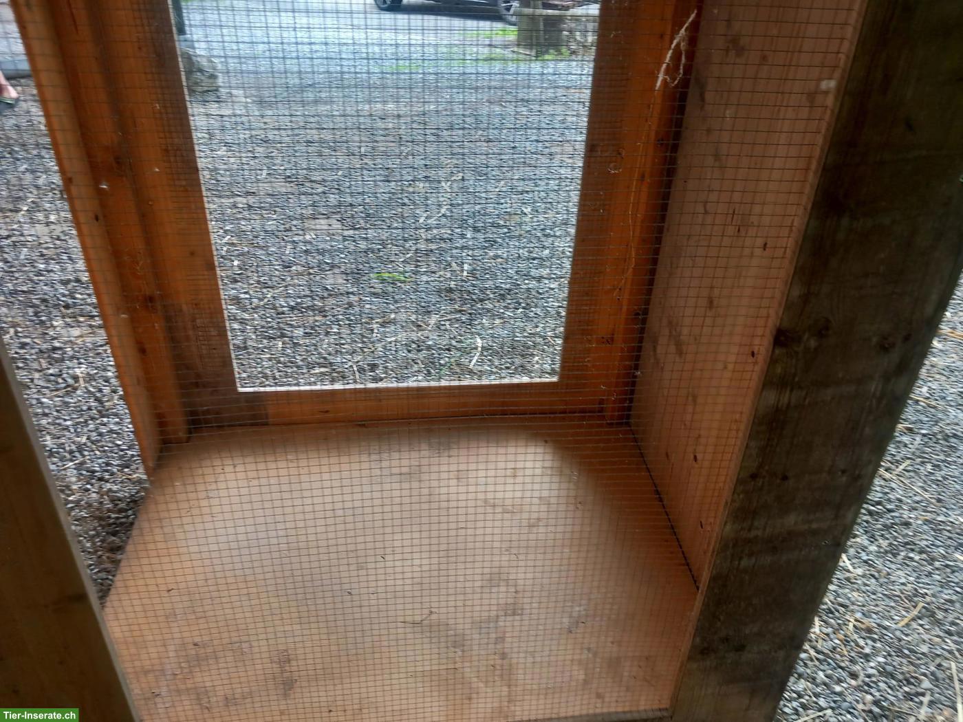 Bild 4: Holzvoliere zu verkaufen