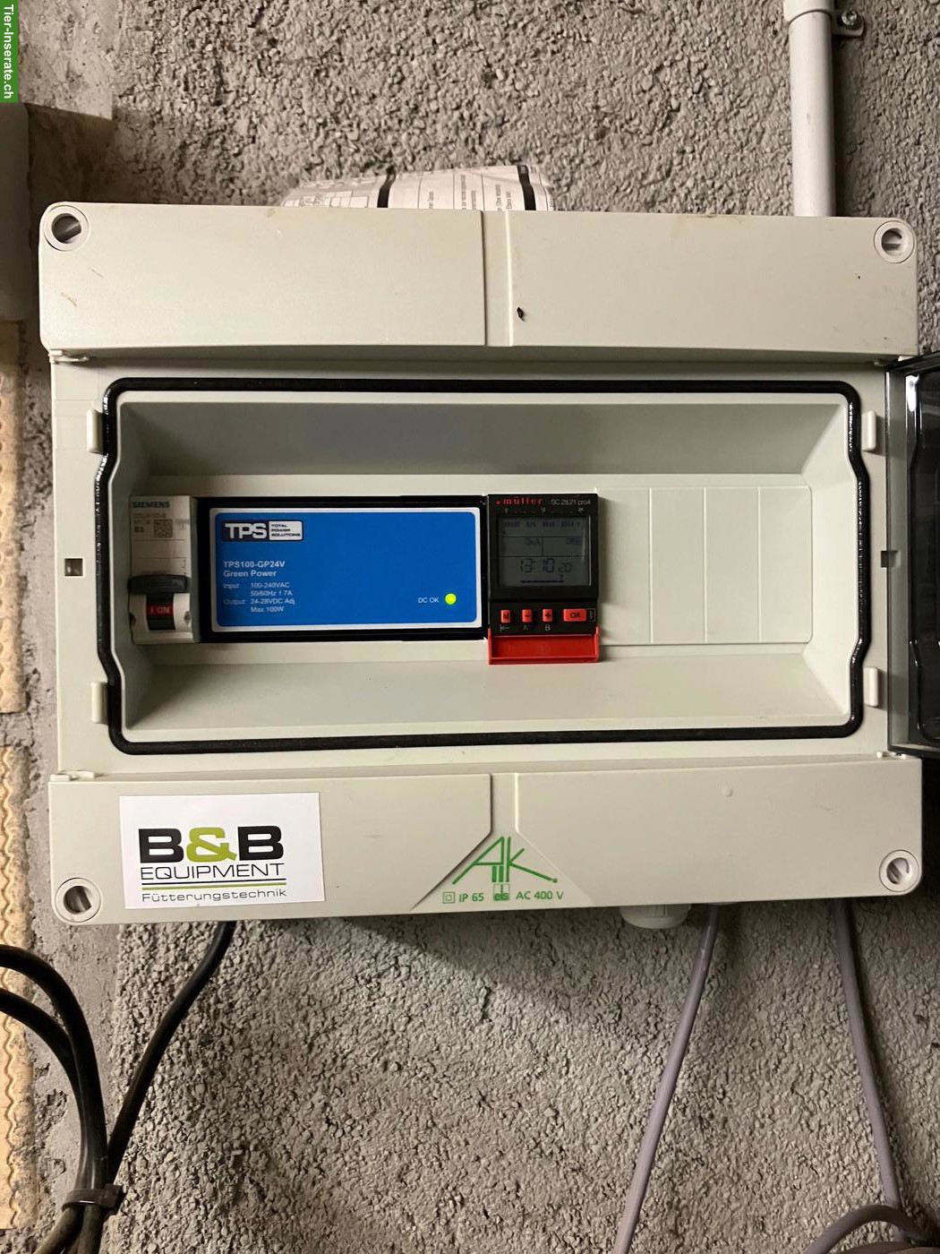 Bild 3: B&B Powerraufe, automatische Heu-Fütterung
