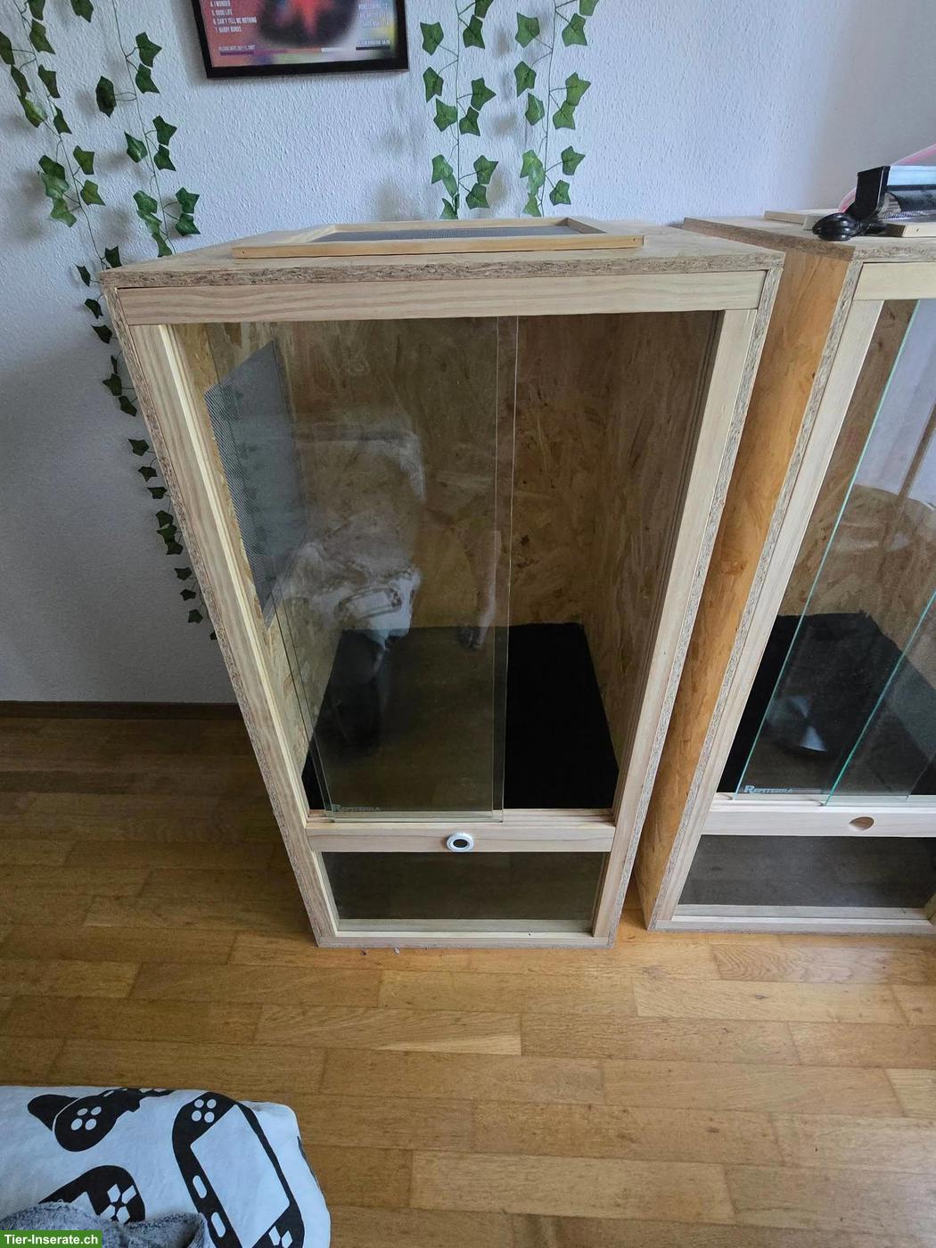 Hochterrarium OSB mit Ober- & Seitenbelüftung