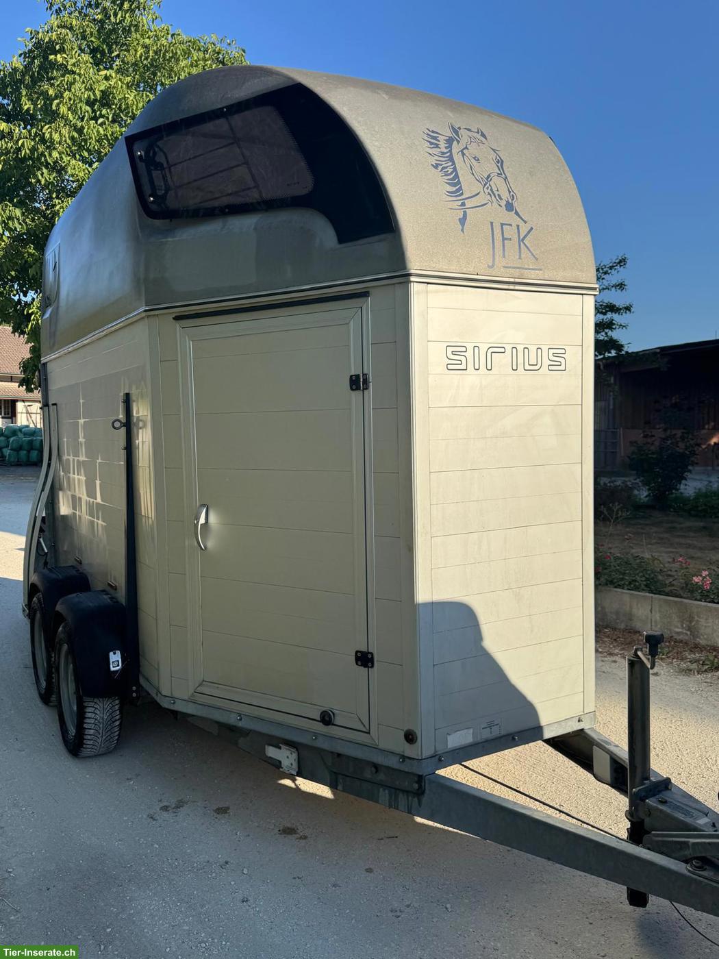 Sirius 2er Pferdeanhänger Alu zu verkaufen